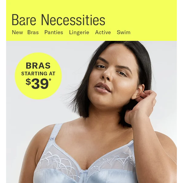 Bras Starting At $39 - Find Your Favorites! - Bare Necessities