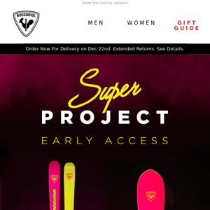 💥 Super Project – Your early access to our limited-edition collection