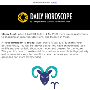 Your horoscope for April 2