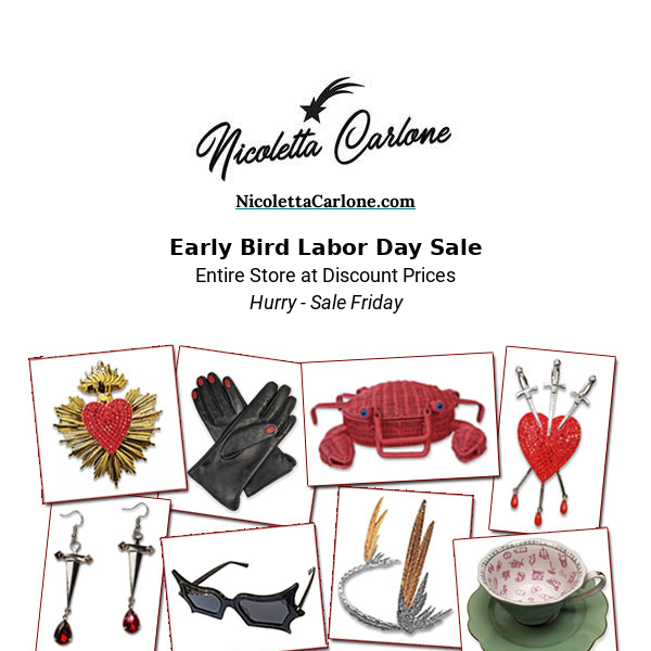 🐓 65% OFF EARLY BIRD LABOR DAY SALE TODAY