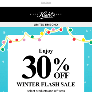Kiehl's, Get 30% Off Select Gift Sets & Favorites