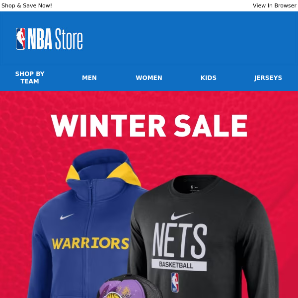 Game On! NBA Winter Sale - Unbeatable Deals Await