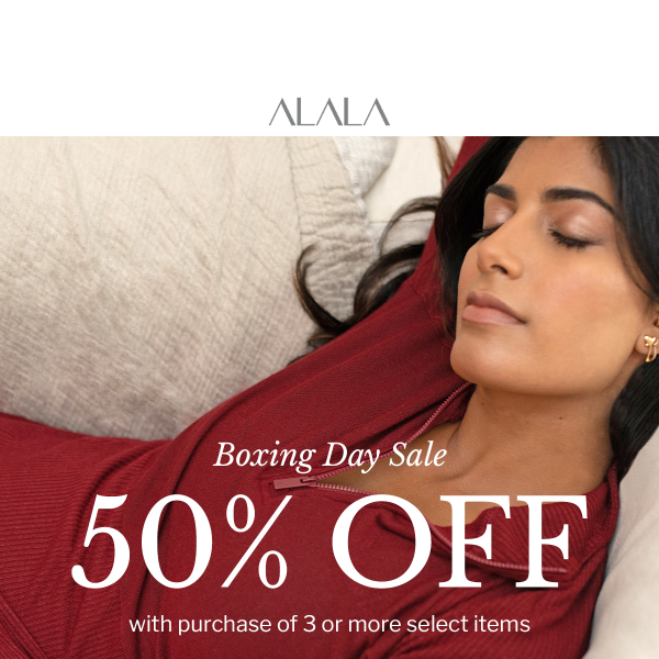 50% Off Your Favorites | Boxing Day Sale