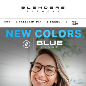 Blenders Blue Light // NEW Colors, 2X Reward Points!