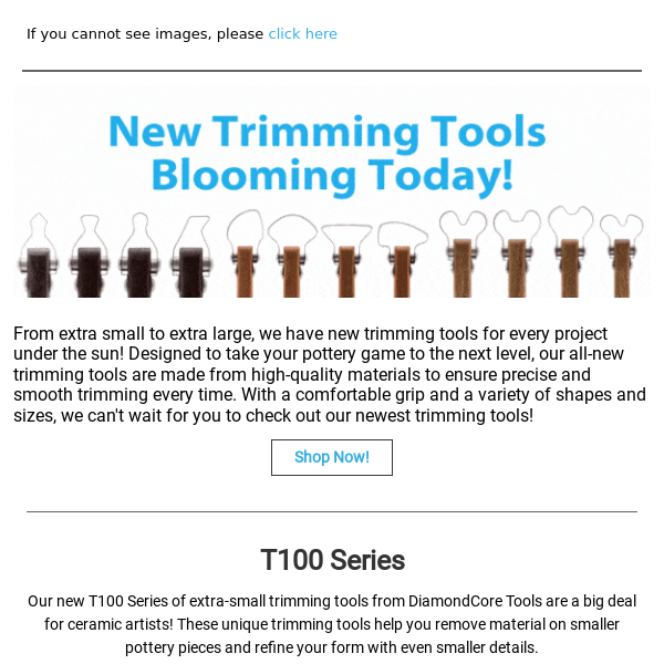  T2 Arc Pottery Trimming Tool by DiamondCore Tools