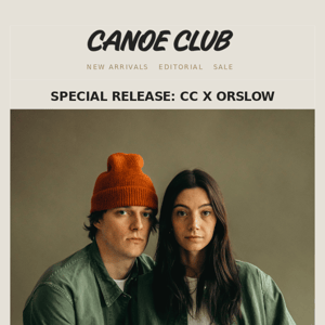 Special Release: Canoe Club x OrSlow Collab