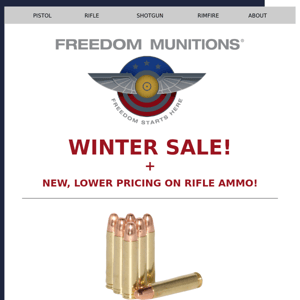 SALE + Prices slashed on Rifle ammo!