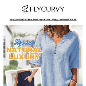 😘. FlyCurvy.The Beauty of Simplicity: Classic Cotton and Linen Pieces for Every Occasion!