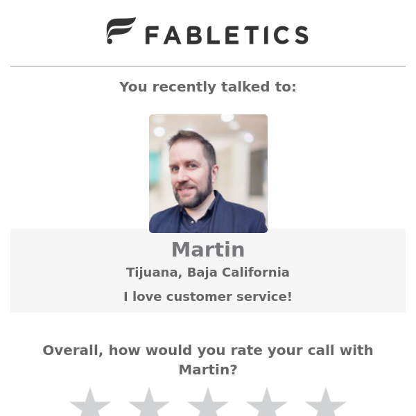 How was your call with Martin?