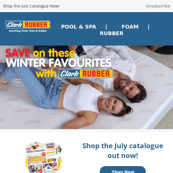 SAVE on these Winter Favourites across mattresses, overlays, cushions and mats!