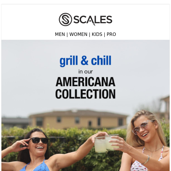 Grill and Chill in our Americana Collection