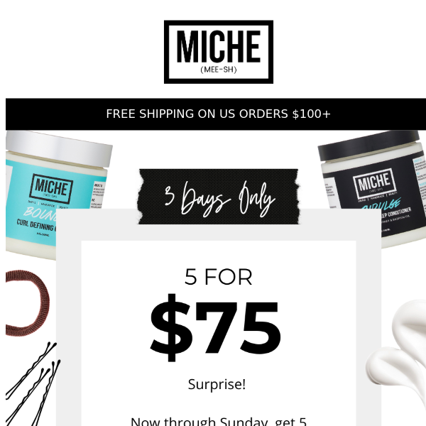 💥Choose 5 Products For $75 💥