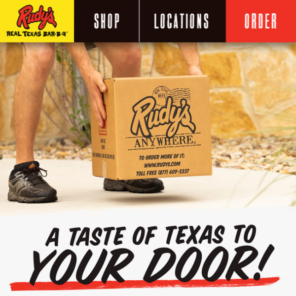 From Texas, with love. Get Real Texas Bar-B-Q shipped nationwide 🤠