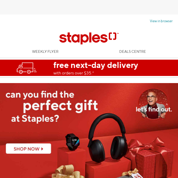 🤑 Up to $200 off our top tech gifts - Staples CA