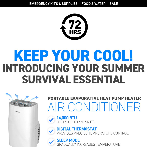 Beat the Heat at 72Hours.ca: Powerful 14,000 BTU AC and Open Box Sale Now On!
