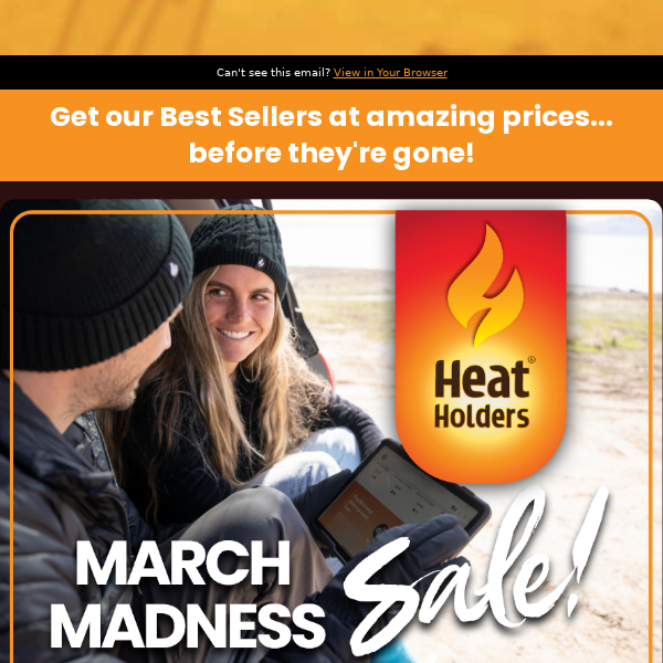 🤪 March Madness💲Most popular accessories, 20% off sitewide Heat Holders.