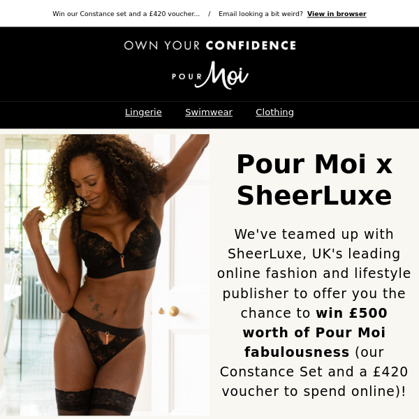 COMPETITION: Time to spice up your lingerie drawer