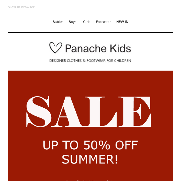 More Brands Added! 50% Off Summer!! 😃