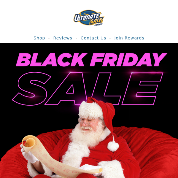 Half Off Bean Bag Chairs - Black Friday Special!