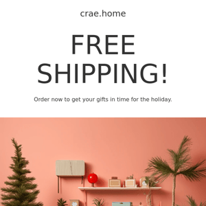 FREE SHIPPING!