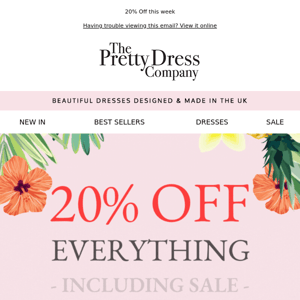 July 20% OffThe Pretty Dress Company