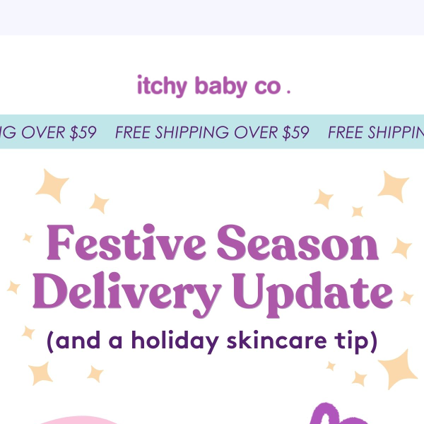 Festive season delivery updates 🎄✨