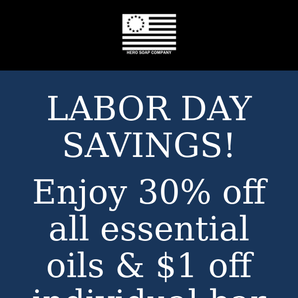 Don't Miss Our Labor Day Weekend Sale!
