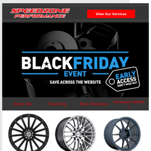 SAVE this Holiday Season with Speedzone Performance