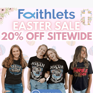 ✝️ Easter Blessings: 20% OFF Our Entire Collection!