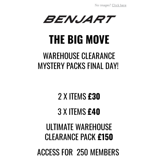 Access Code MAYDAY- Hurry! Just 250 Available: Unveiling the Benjart Mystery Packs! -