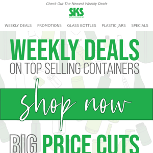 Weekly Deals 💸 Special pricing this week only! 