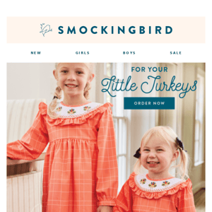 First Look: For Your Little Turkeys 🦃
