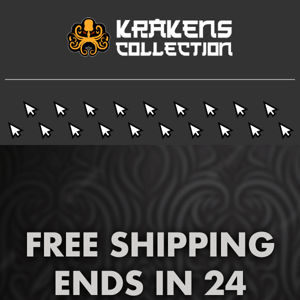 Krakens Collection 🦑, ONLY 24 HOURS LEFT ON FREE SHIPPING!