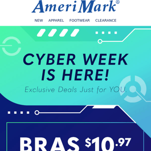 Hurry & Save! Cyber Week is Here 🛍️