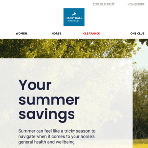 Harry Hall, your Summer Savings are here 👉👉