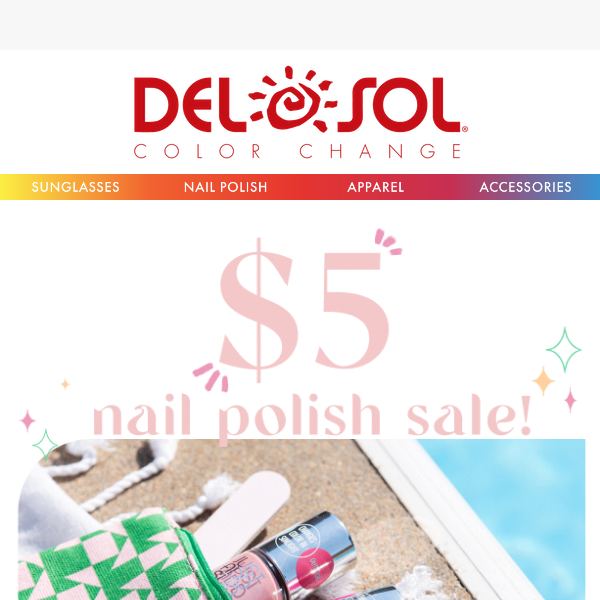 Don't miss out on $5 Nail Polish