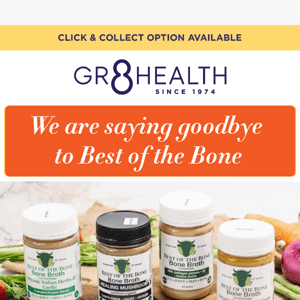 We are saying goodbye to Best of the Bone 👋