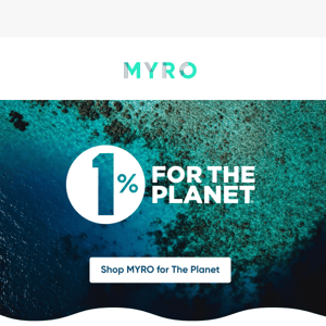 We're giving back to 1% for the planet! 🌎