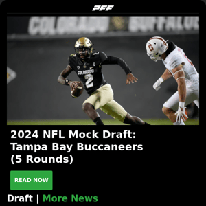 CFB Top 25, Bucs Mock Draft, Fantasy Rest of Season Rankings