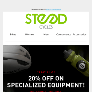 Specialized Flash Sale - Today Only!