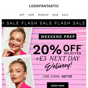 EXCLUSIVE 🚨 20% Off + £3 Next Day Delivery!