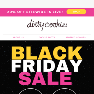 🚨 BLACK FRIDAY: 20% OFF