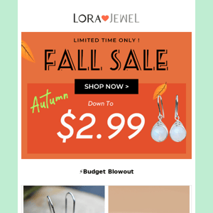 Fall Sale $2.99!
