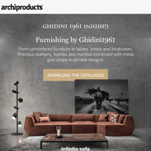 Ghidini 1961 furniture collections: high-quality Italian crafting