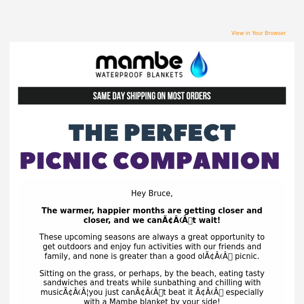 The perfect picnic companion 🧺