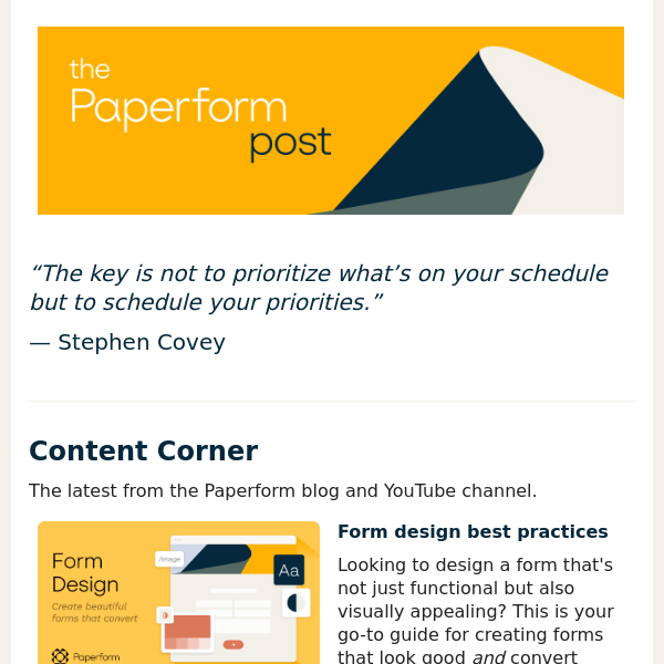 Free HR templates, design tips, hire a Paperform Expert to turn your vision to reality 🔮🪄