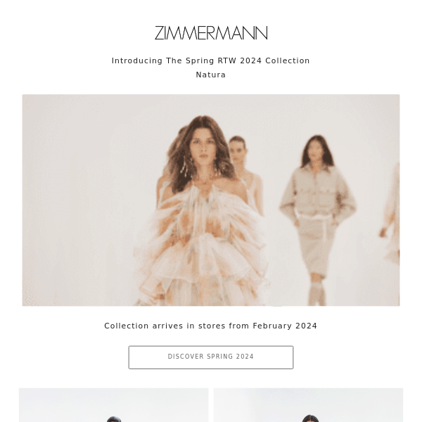 Unveiling Natura's Spring 2024 Collection: Zimmermann Runway Reveal