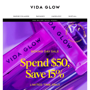 Take up to 25% off your New Year glow