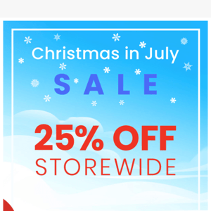 Christmas in July Sale is HERE 🎅 🔥