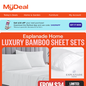 Bedtime Sorted: Luxury Bamboo Sheets from $34